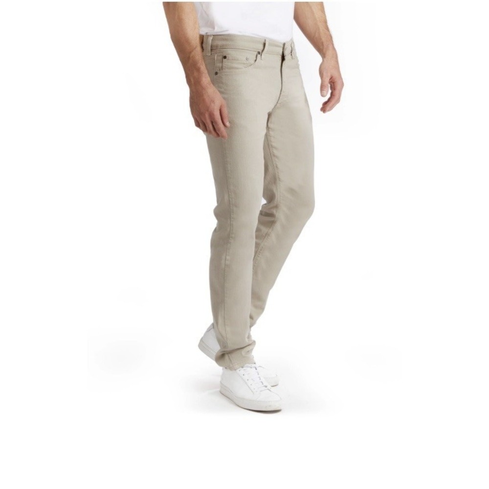 Mott & Bow Khaki Tan Mercer Slim Straight Jeans Size 32x34